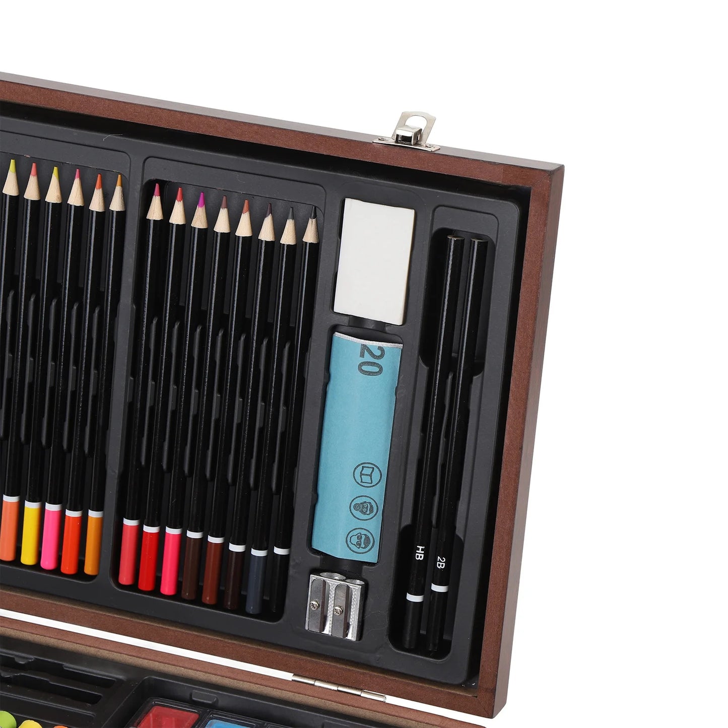 HueCrest – 142PCS Professional Wooden Art Set