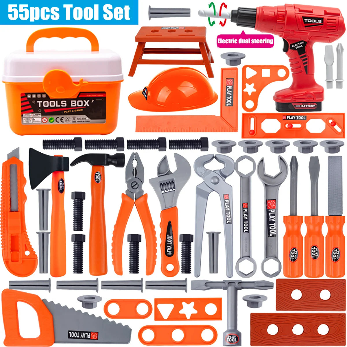 FixiPlay – Kids Simulation Toolbox with Electric Drill