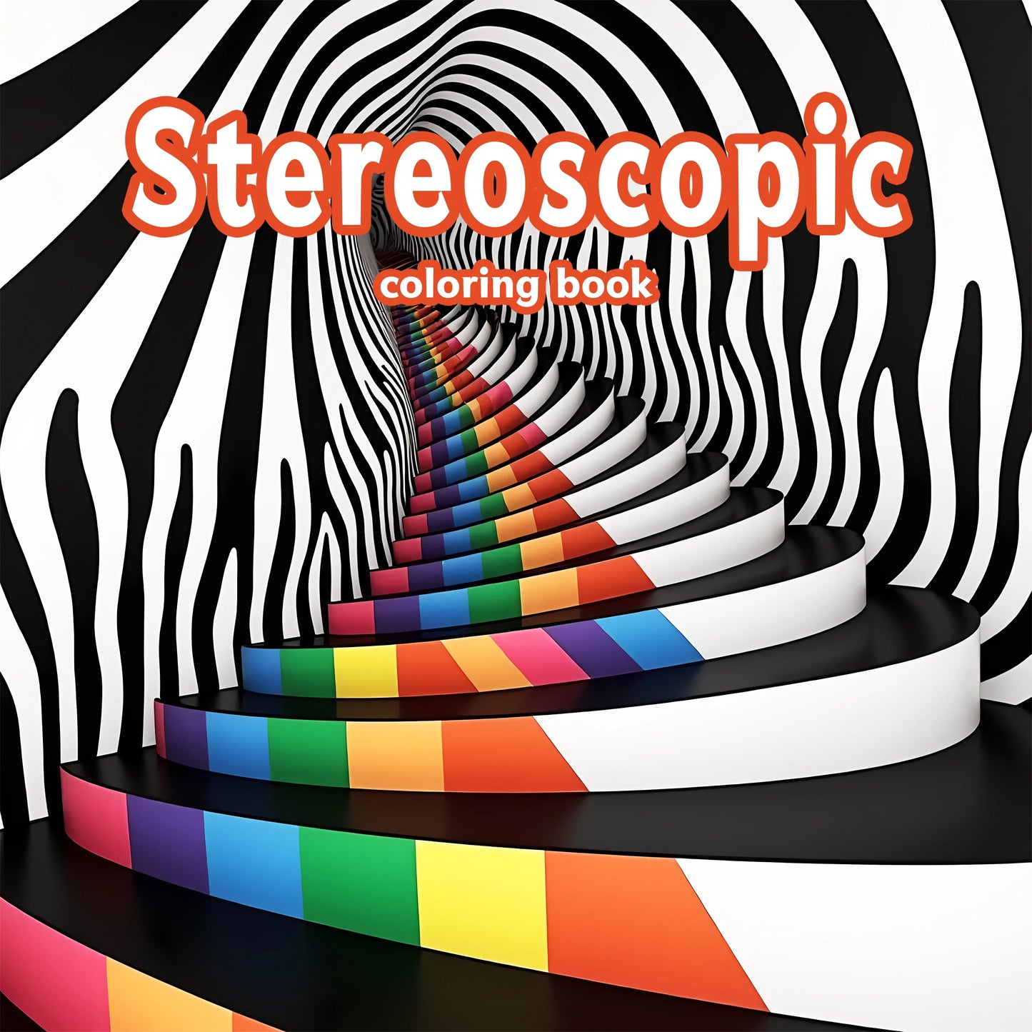 DepthHue – Stereoscopic Pattern Adult Coloring Book