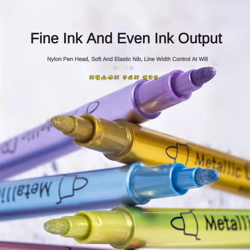 ShineInk – Metallic Marker Pen Set