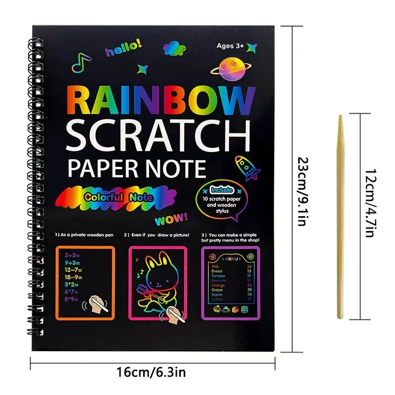 Colorado – Rainbow Scratch Art Notepad
