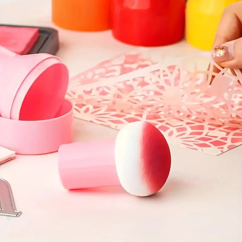 CraftDab – Stencil Brush & Sponge Set