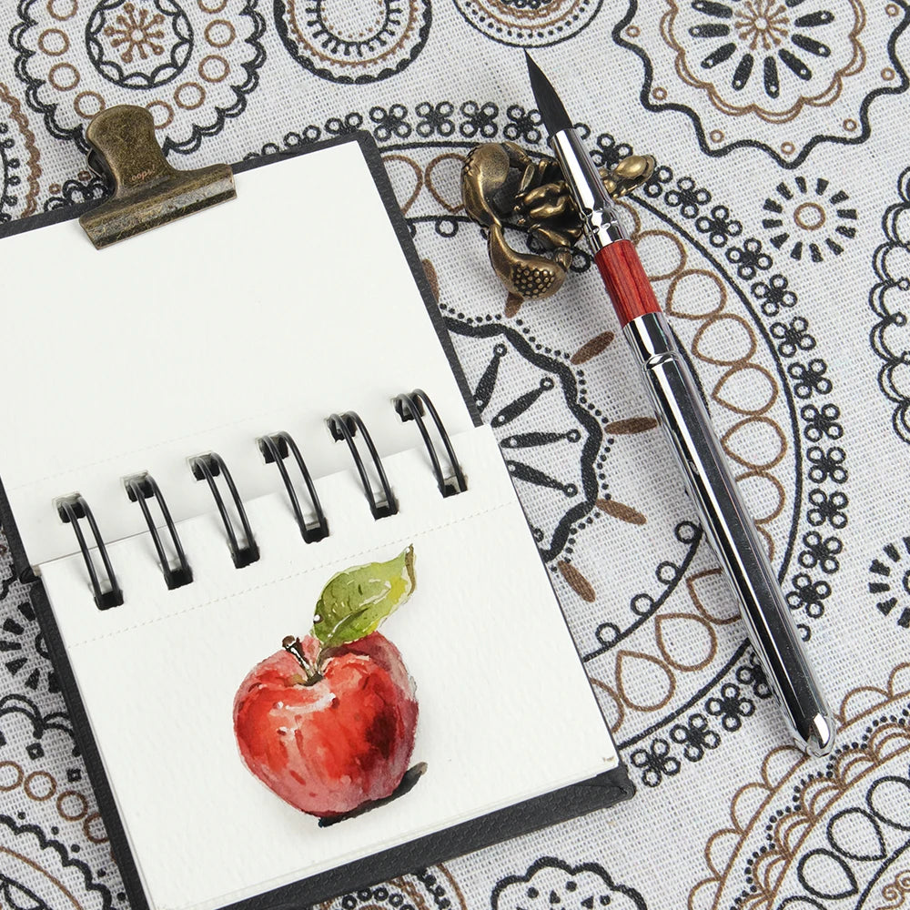 AquaCarry – 3pcs Watercolor Brush Set with PU Travel Case