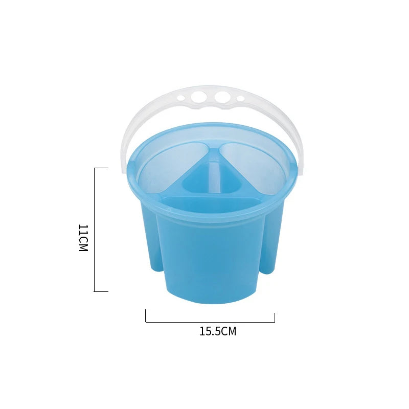 AquaWash – Watercolor Brush Cleaning Bucket