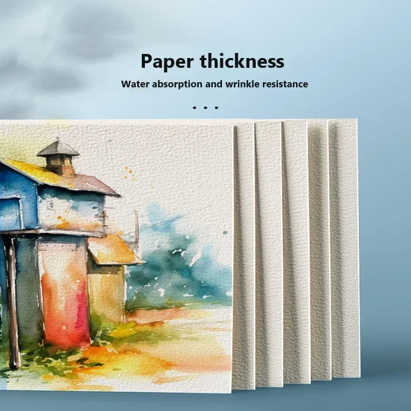 AquaPress – Round Watercolor Paper Pad