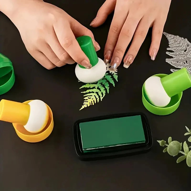 CraftDab – Stencil Brush & Sponge Set