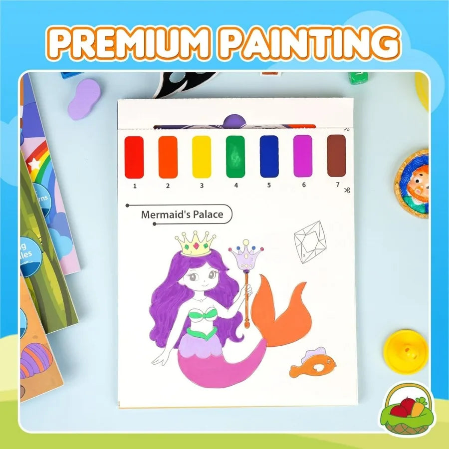 ColorCritters – Interactive Watercolor Painting Book for Toddlers