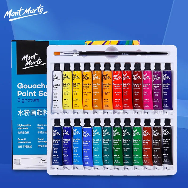 ColorMuse - 24 Gouache Paint Tubes