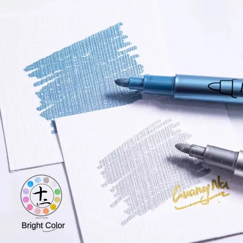 ShineInk – Metallic Marker Pen Set