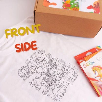 DinoWear – Color-In T-Shirt Experience Kit