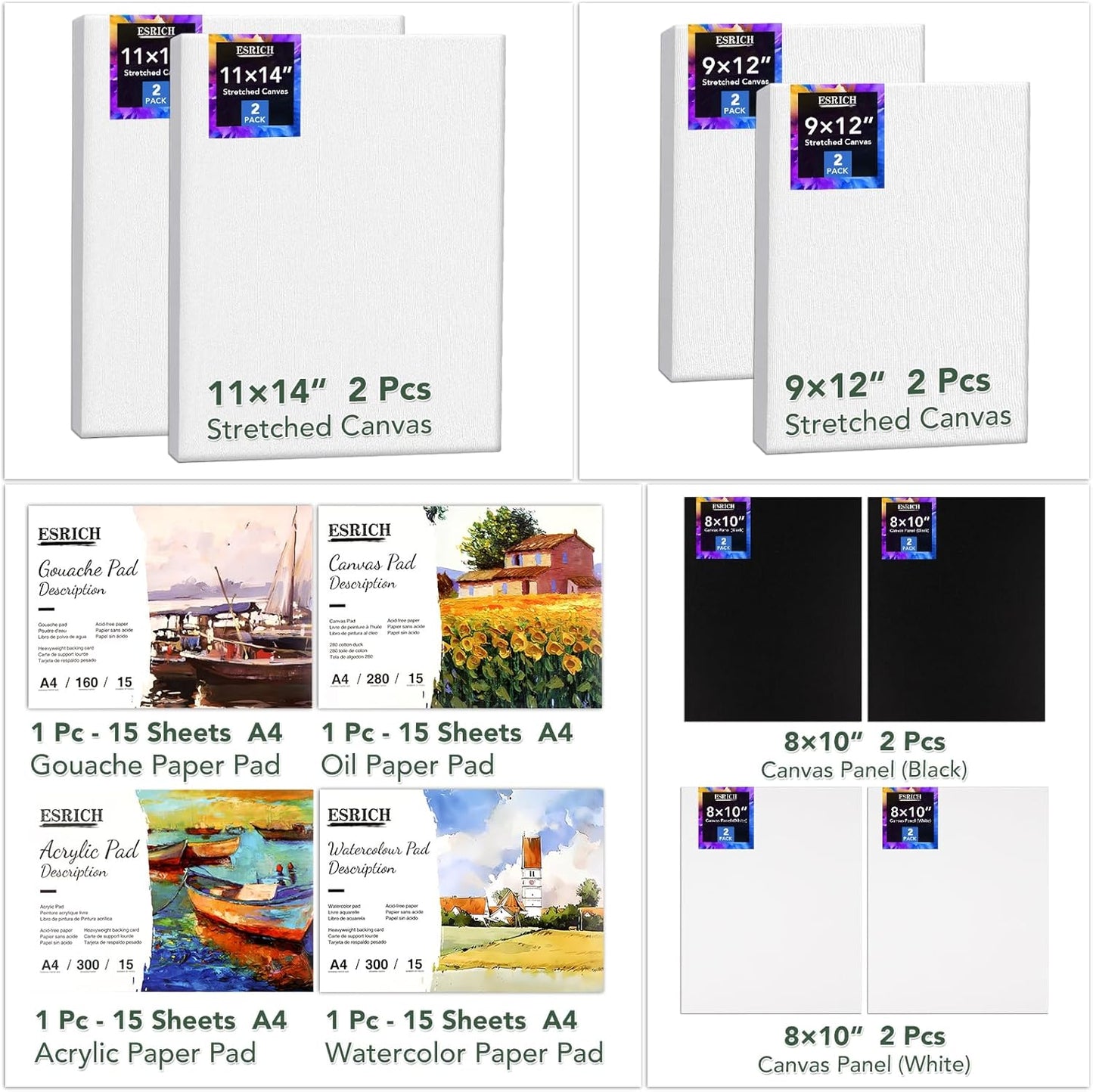 ArtPro – Acrylic Paint Canvas Sets