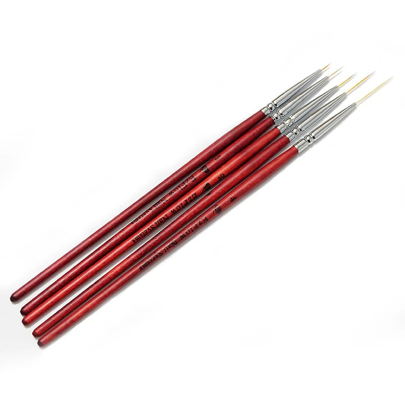 ThinLine – 5pcs Precision Striping Brush Set