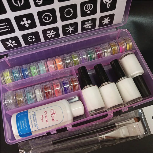 Glimmera – 24-Color Temporary Glitter Tattoo Kit