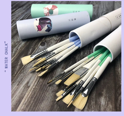 WildHue – Animal Series Gouache Brush Set