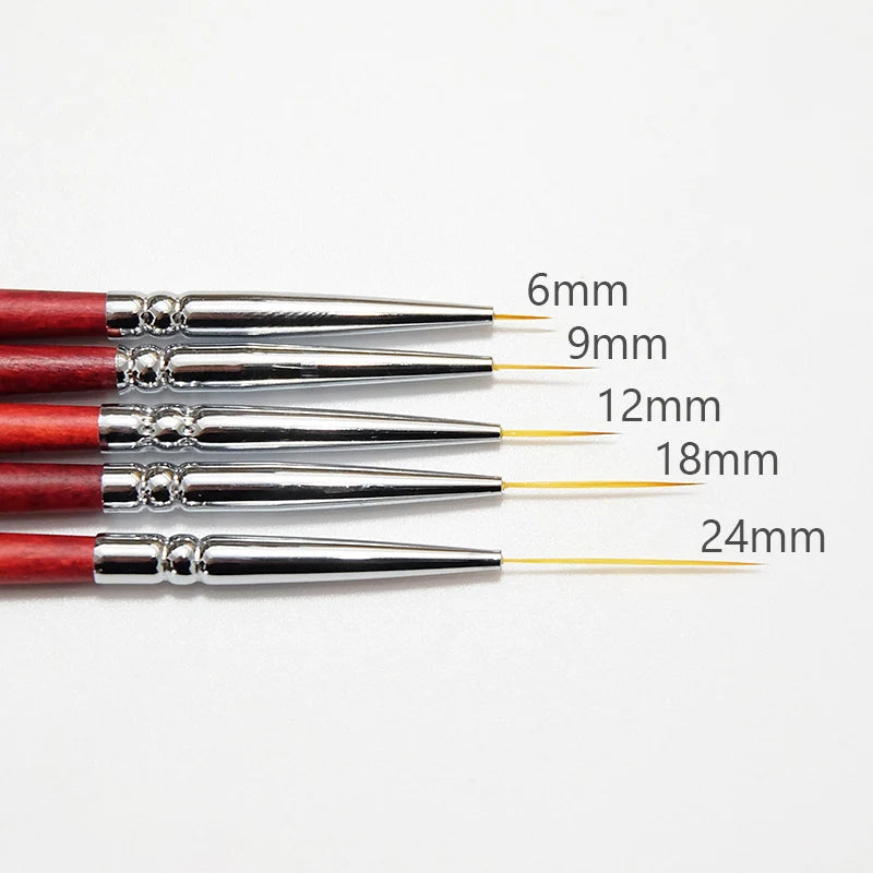 ThinLine – 5pcs Precision Striping Brush Set