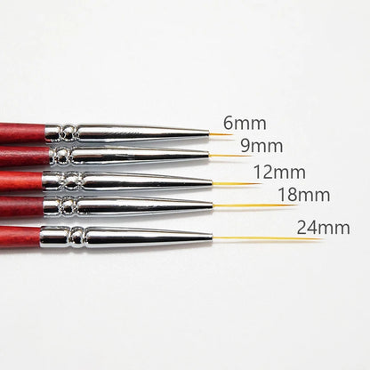 ThinLine – 5pcs Precision Striping Brush Set