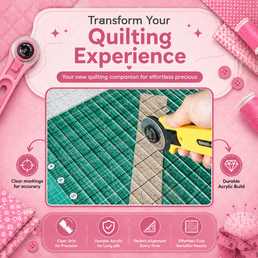 QuiltMaster - 5 in 1 Cutting Ruler Template