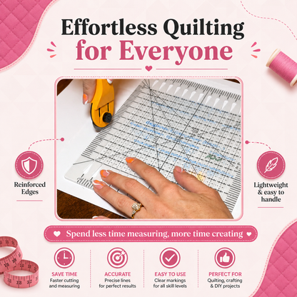 QuiltMaster - 5 in 1 Cutting Ruler Template