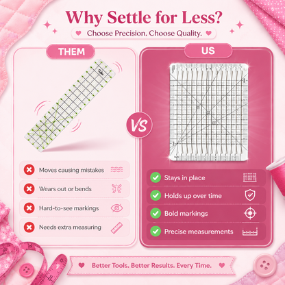 QuiltMaster - 5 in 1 Cutting Ruler Template