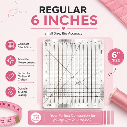 QuiltMaster - 5 in 1 Cutting Ruler Template