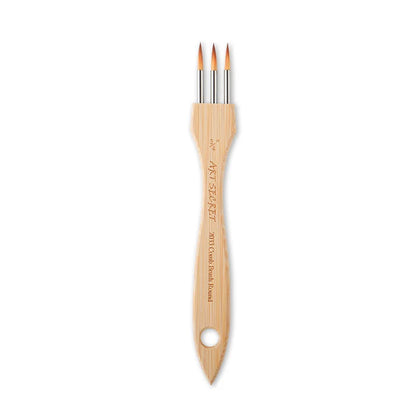 ArtAngle – Multi-Toothed Nylon & Wool Artist Brush Set