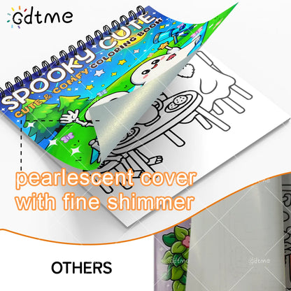 Cdtme SpookDoodle – Halloween Coloring Book for Adults & Kids