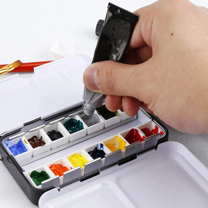 ColorVault – Watercolor Tin Palette Box