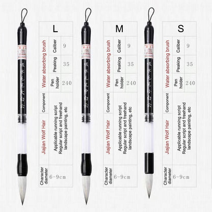 InkFlow – 3-Piece Water Storage Calligraphy Brush Set