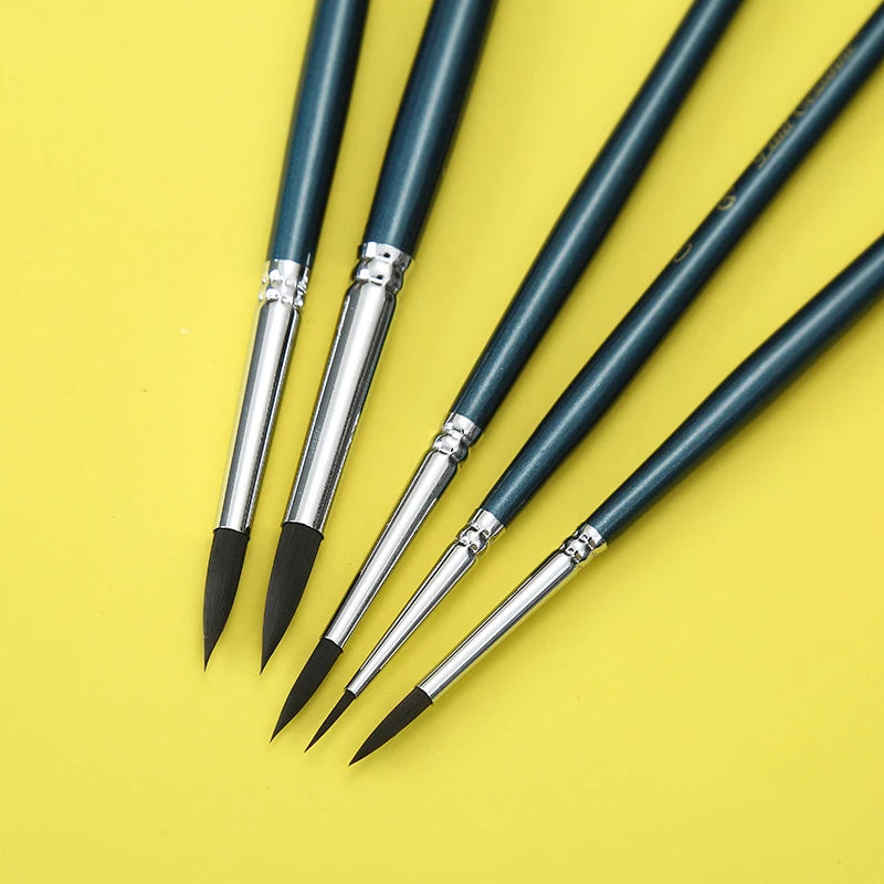 BrushMaster – Mixed Hair Art Brush Set for Beginners