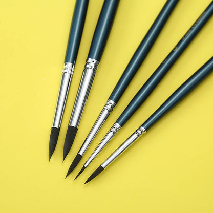 BrushMaster – Mixed Hair Art Brush Set for Beginners