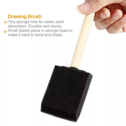 SpongeFlow – 50-Piece Foam Brush Set