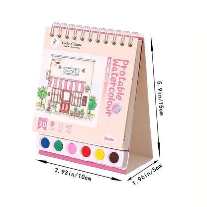 AquaMuse – Spiral Watercolor Painting Book