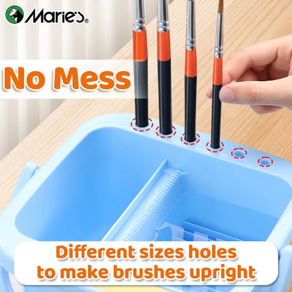 Marie's BrushBay – Multifunction Paint Brush Cleaning Basin