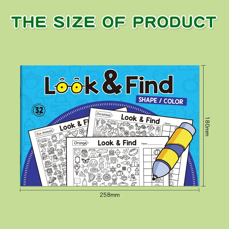 MindQuest – Children’s Search and Color Activity Book