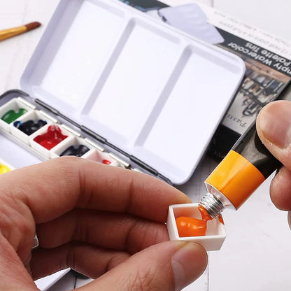 ColorVault – Watercolor Tin Palette Box