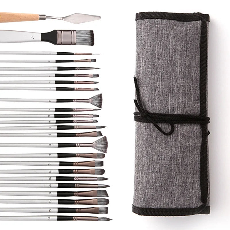 Acrylic Paint Brush Set 24pcs