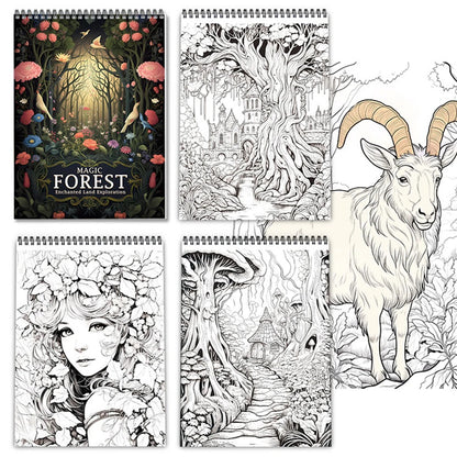 ForestWhimsy – Adult Coloring Book for Relaxation