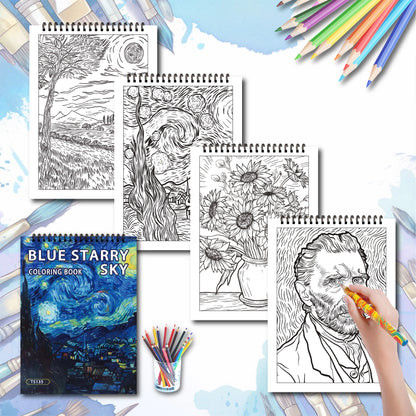 ColorPro – 3-Piece Adult Coloring Book Set