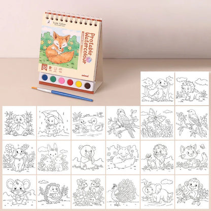 AquaMuse – Spiral Watercolor Painting Book