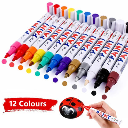 MarkPro – 12-Piece Oil-Based Paint Pen Set