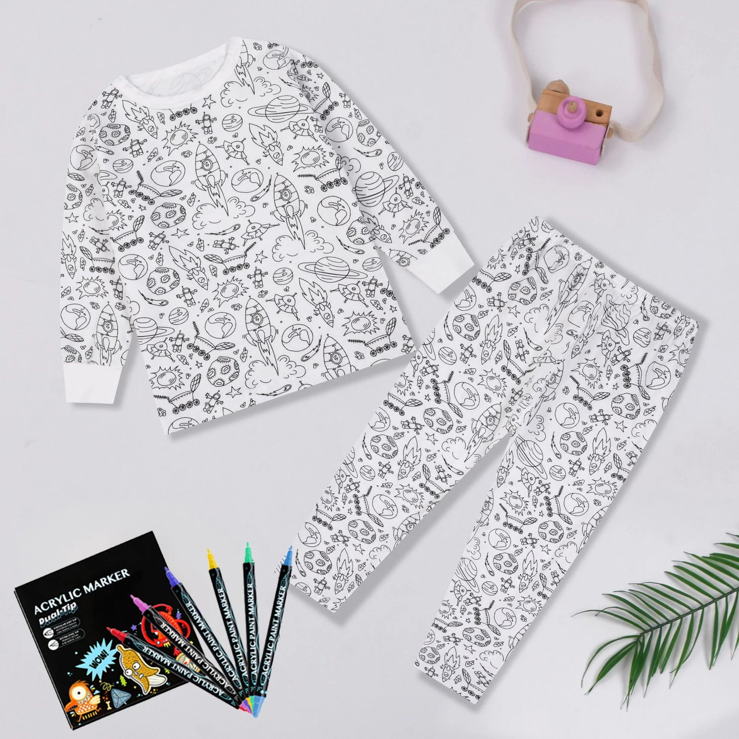 DreamDoodle – DIY Colorable Kids Pajama Set