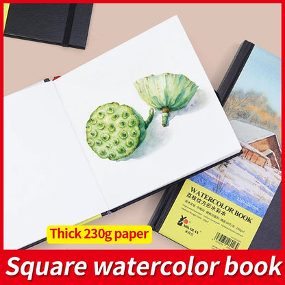 AquaSquare – Medium Grain Watercolor Paper Book