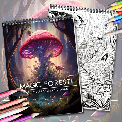 ForestWhimsy – Adult Coloring Book for Relaxation