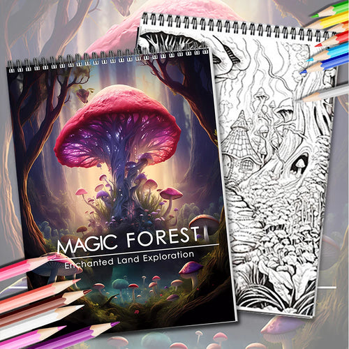 ForestWhimsy – Adult Coloring Book for Relaxation