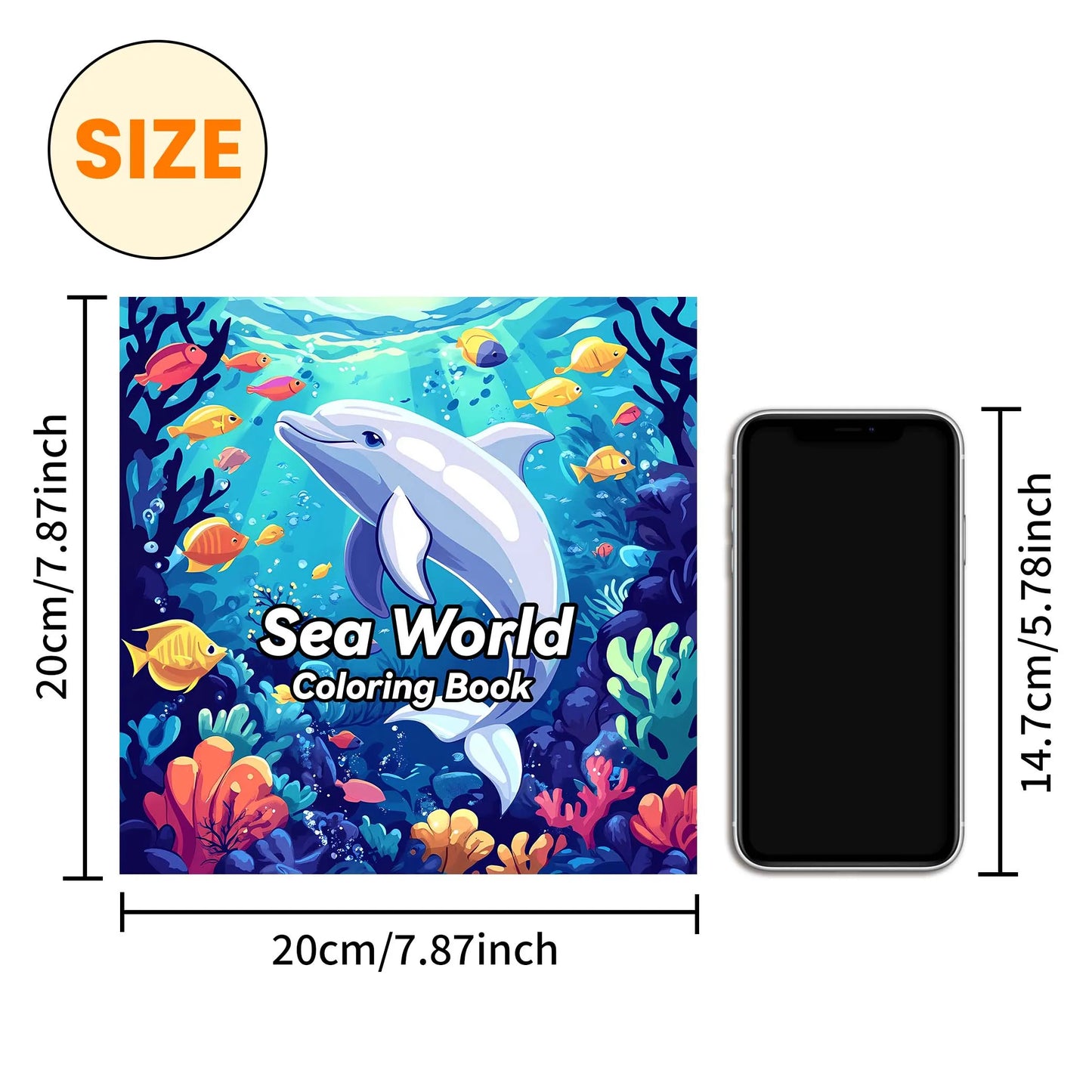 AquaVista – Sea World Coloring Book for Adults & Teens