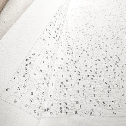 VistaHue – Alley Buildings Paint by Number Kit