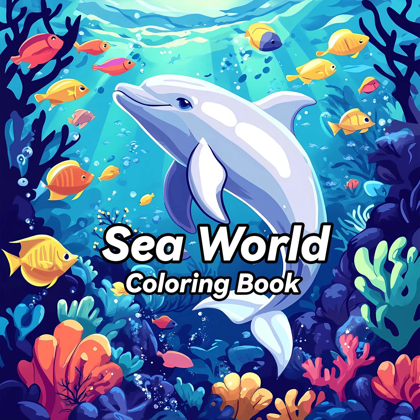 AquaVista – Sea World Coloring Book for Adults & Teens