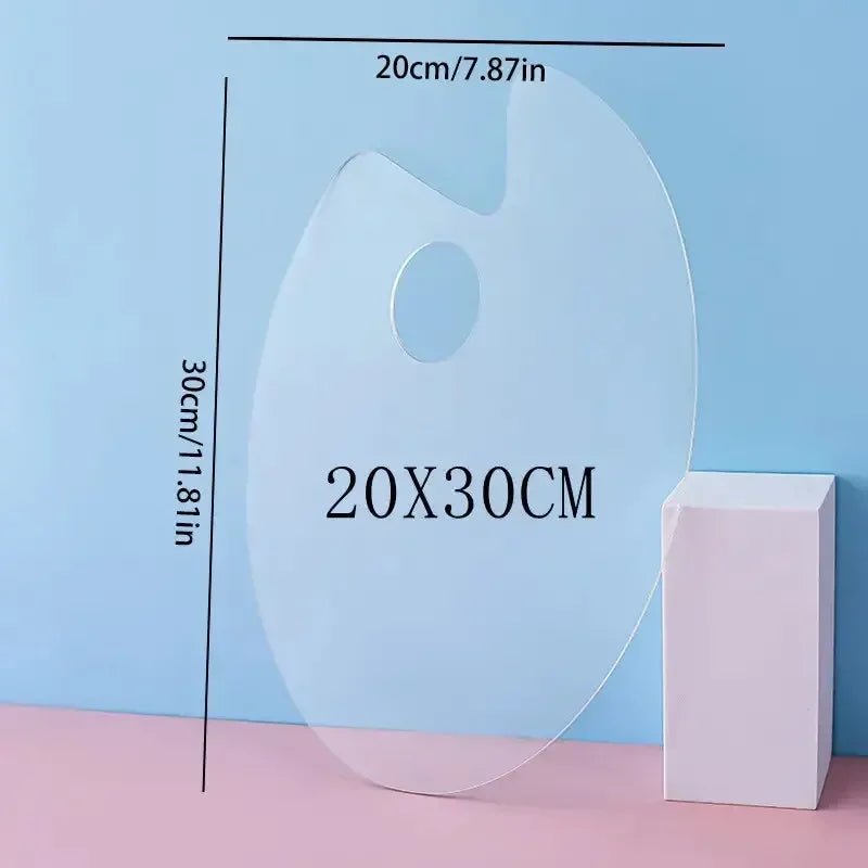 ClearMix – Transparent Acrylic Painting Palette