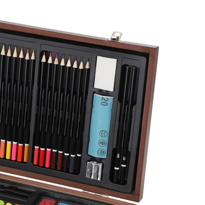 HueCrest – 142PCS Professional Wooden Art Set