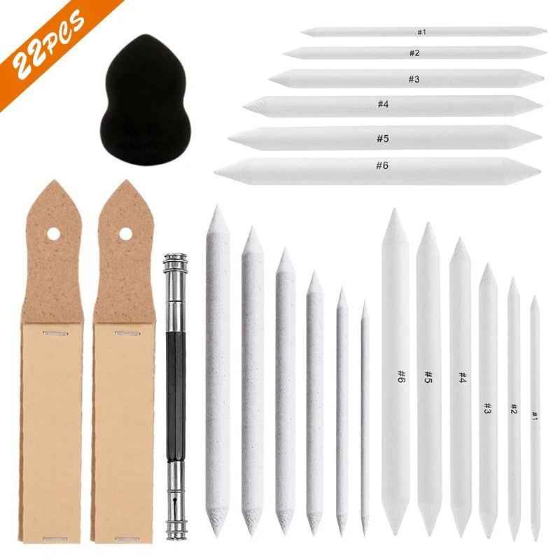 ShadeMaster – 22 Piece Blending Stump Set